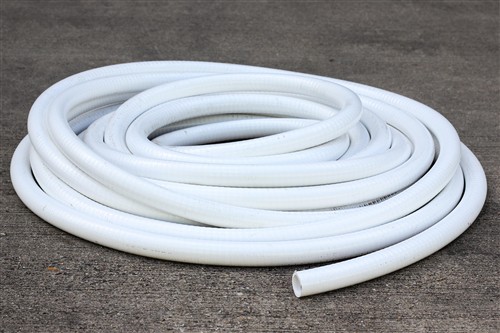 Click to enlarge - Delivery and light suction hose for use in sewage systems on boats. Made from TPE materials which is a material which has low permeation of odours and high UV resistance. This sanitation hose offers good flexibility and bend radius.